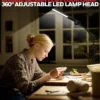 Honeywell LED Floor Lamp, F4 Sunturalux Gooseneck Reading Light, Black - F4BK