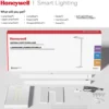 Honeywell LED Modern Floor Lamp, Sunturalux Eye Caring Tall Standing Light, 8000LM 4000K Natural Daylight - 02E-Gen