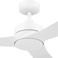Honeywell Lynton Dual Mount Ceiling Fan, 52 Inch, White - 53051