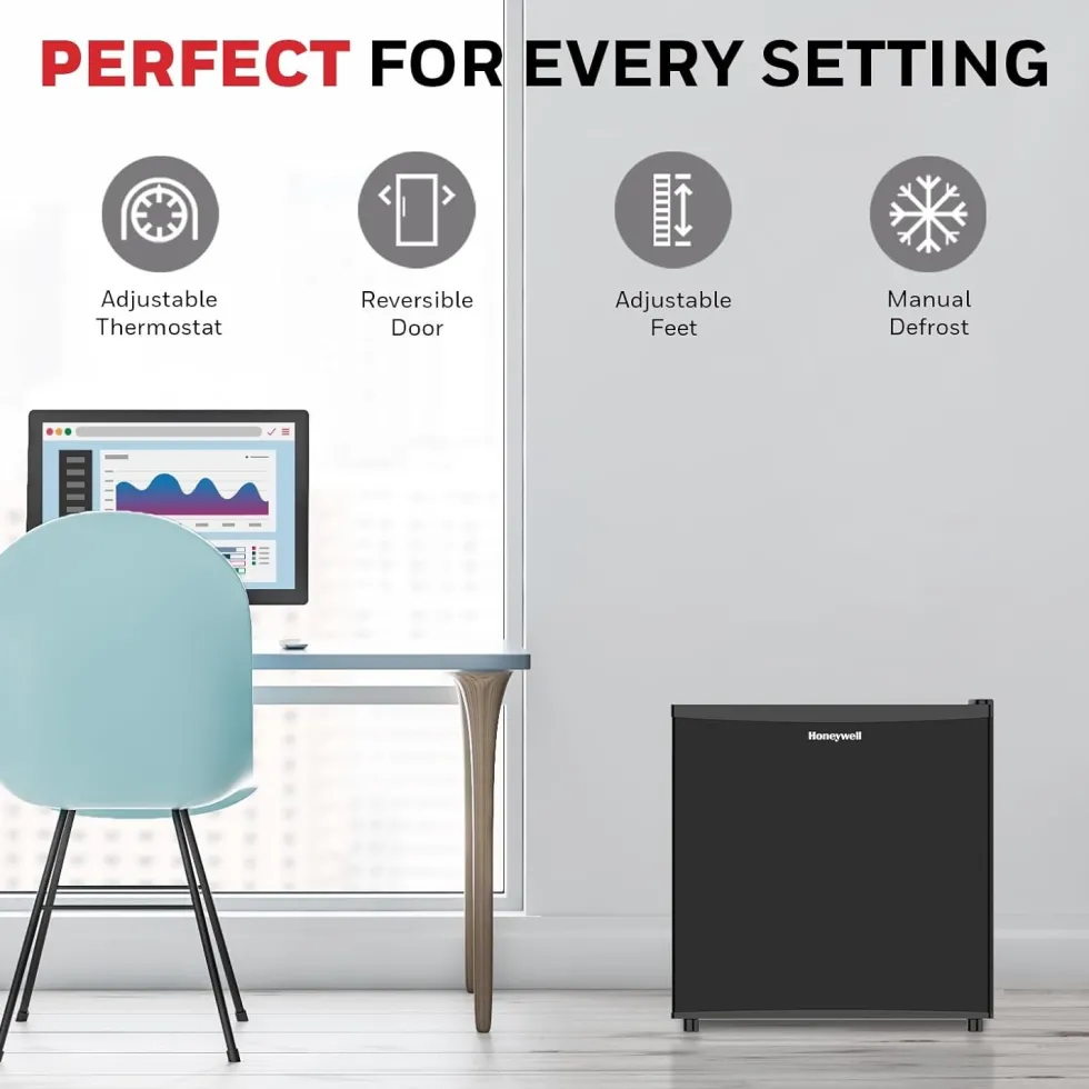 Honeywell Mini Compact Freezer For Countertops, Black - H11MFB