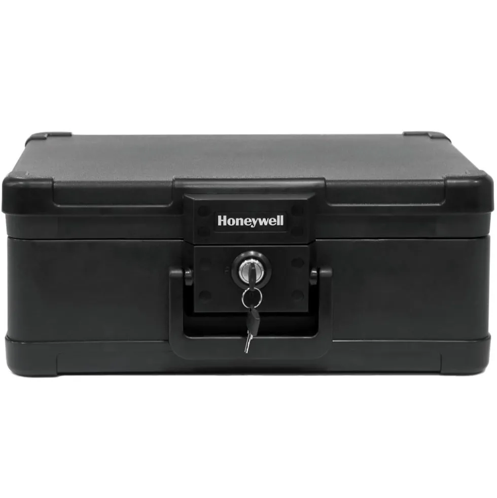 Honeywell 30 Minute Fire Resistant and Waterproof Safe Box with Carry Handle - 1503 (.24 cu ft.)
