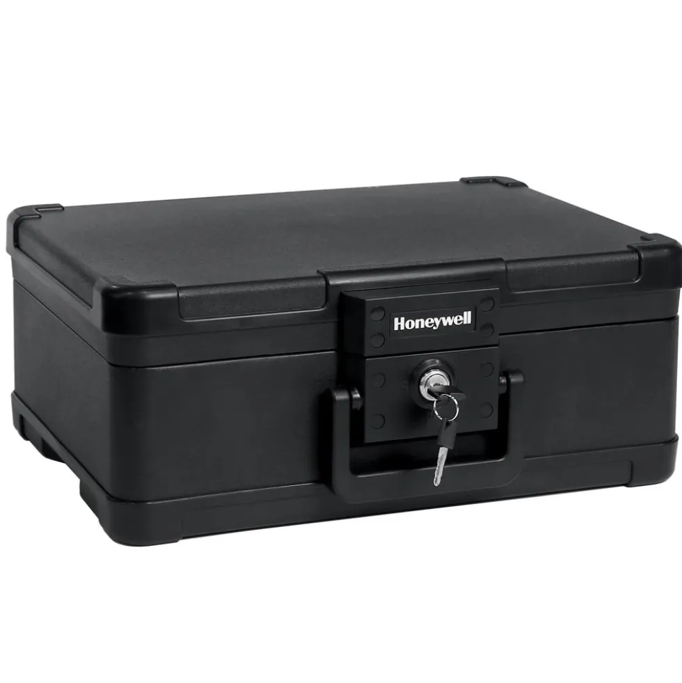 Honeywell 30 Minute Fire Resistant and Waterproof Safe Box with Carry Handle - 1503 (.24 cu ft.)