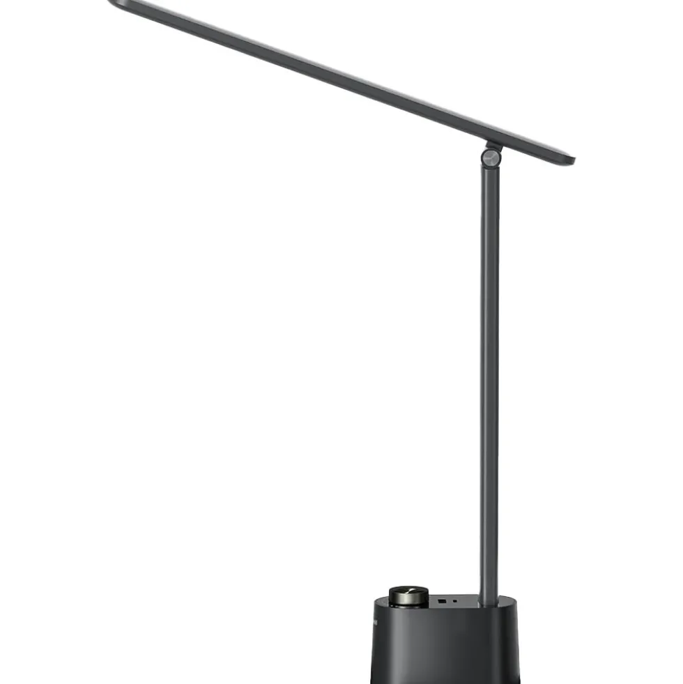 Honeywell Multi-Angle Adjustable LED Desk/Table Lamp with USB A+C Charging Ports and Eye Protection, Black HWT-H01-PRO