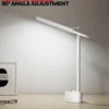 Honeywell Multi-Angle Adjustable LED Desk/Table Lamp with USB A+C Charging Ports and Eye Protection, White HWT-H01W-PRO