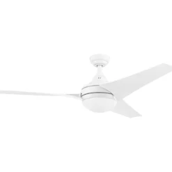 Honeywell Neyo 52 inch Contemporary Indoor LED Ceiling Fan with Light, Remote and High Performance Blades - 51804, Bright White