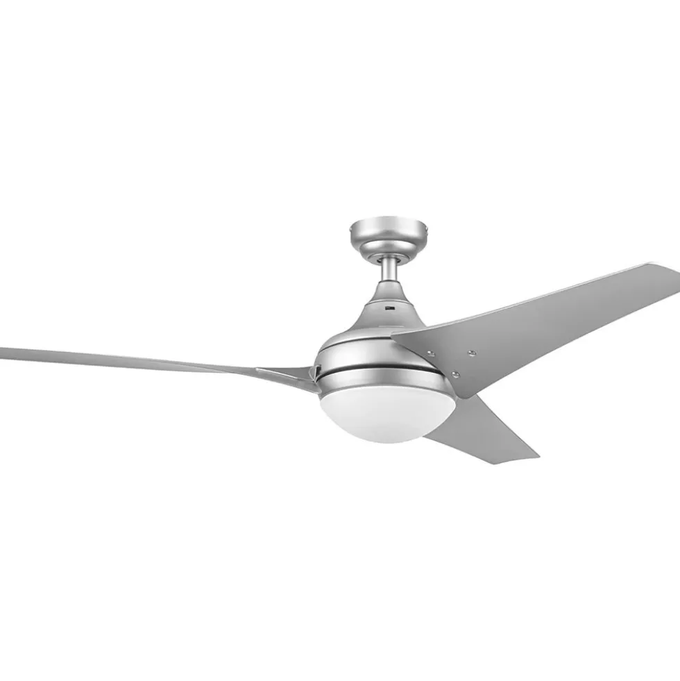 Honeywell Neyo 52 inch Contemporary Indoor LED Ceiling Fan with Light, Remote and High Performance Blades -51802, Pewter