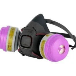 Honeywell North HM502TM Drop-Down Elastomeric Threaded Half Mask Respirator, Medium