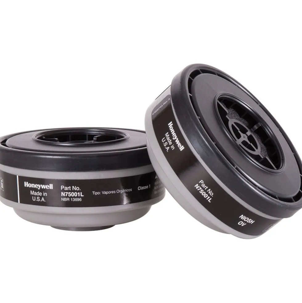 Honeywell North Organic Vapor (OV) Respirator Cartridge, 2 Pack - N75001L
