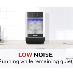 Honeywell Nugget Ice Maker, Countertop Water Line Connect Chewable Ice Machine with One Click Operation and Large Ice Storage - H-ICE2