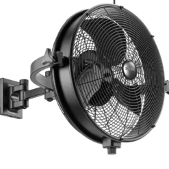Honeywell Outdoor Wall Mount Oscillating Fan with Remote,18 Inch - 53031