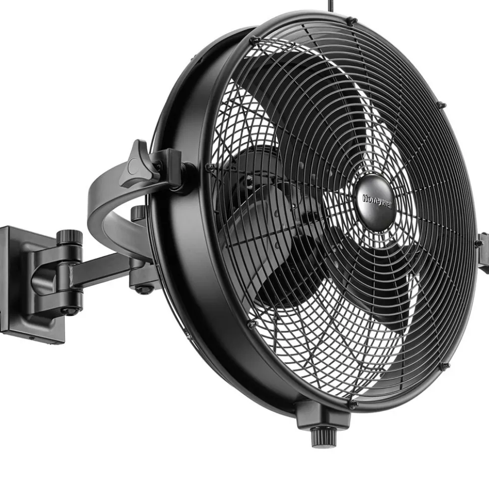 Honeywell Outdoor Wall Mount Oscillating Fan with Remote,18 Inch - 53031