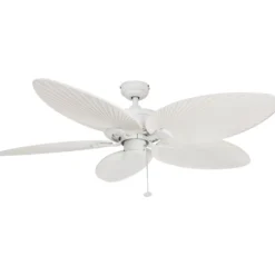Honeywell Palm Island Indoor and Outdoor Ceiling Fan, White, 52-Inch - 50200