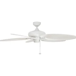 Honeywell Palm Island Indoor and Outdoor Ceiling Fan, White, 52-Inch - 50200