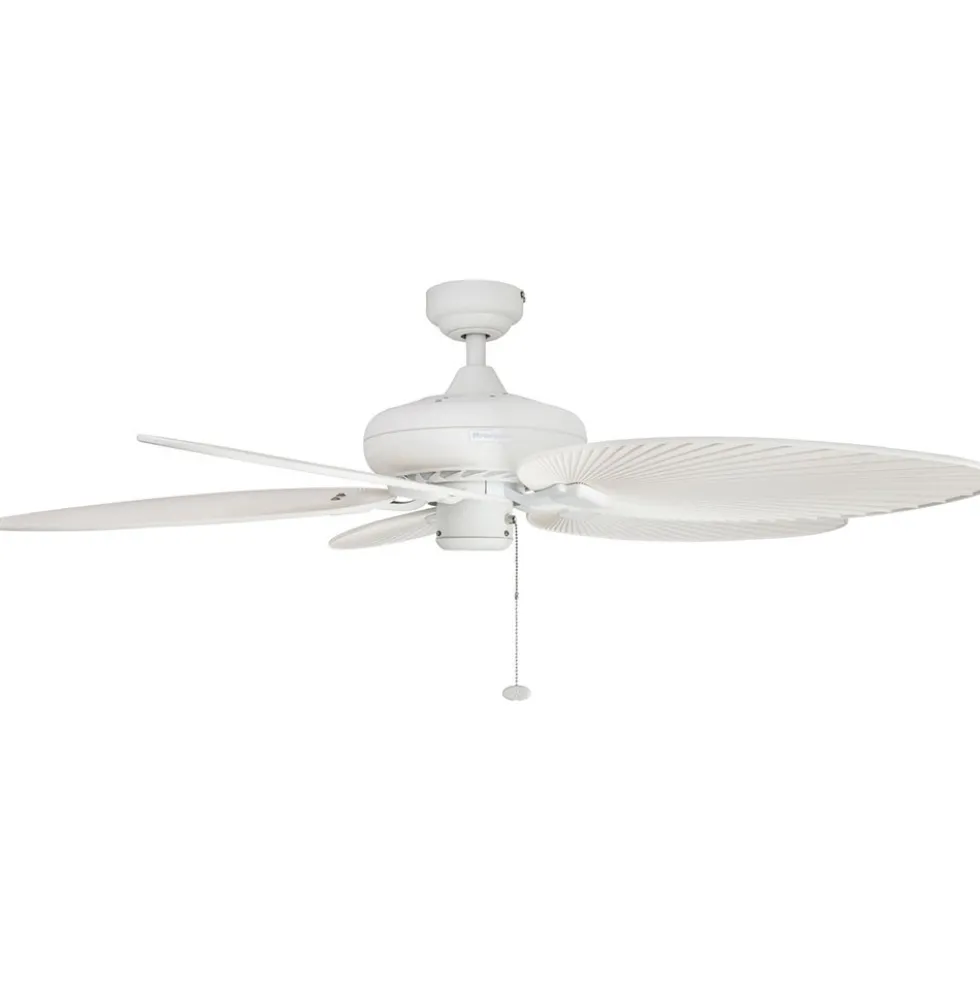 Honeywell Palm Island Indoor and Outdoor Ceiling Fan, White, 52-Inch - 50200