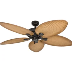 Honeywell Palm Valley Indoor and Outdoor Tropical Ceiling Fan, Bronze, 52-Inch - 50505