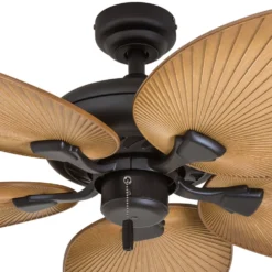 Honeywell Palm Valley Indoor and Outdoor Tropical Ceiling Fan, Bronze, 52-Inch - 50505