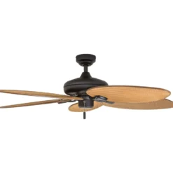 Honeywell Palm Valley Indoor and Outdoor Tropical Ceiling Fan, Bronze, 52-Inch - 50505