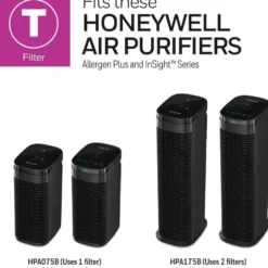 Honeywell Pet Odor Reducing T Filter for HEPA Tower Air Purifiers, HRFTP1