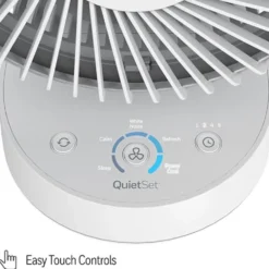 Honeywell QuietSet 5 Oscillating Table Fan - White, HTF337W