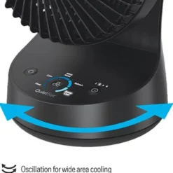 Honeywell QuietSet 5 Oscillating Table Fan - Black, HTF337B