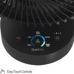Honeywell QuietSet 5 Oscillating Table Fan - Black, HTF337B