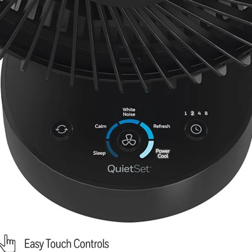 Honeywell QuietSet 5 Oscillating Table Fan - Black, HTF337B