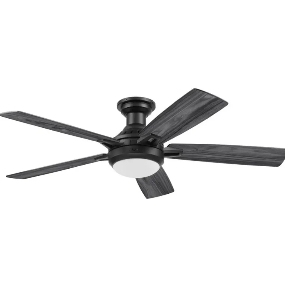 Honeywell Radstock 52 inch Contemporary Ceiling Fan with Color Changing Light, Remote Control and Five Dual Finish Blades - 53001