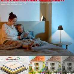 Honeywell Rechargeable Cordless Desk Lamps with a Portable Design, Color Changing and Touch Controls, Black 2-Pack HWT-M1B