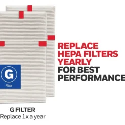 Honeywell Replacement Filter G True HEPA Air Purifier Filters - 2 Pack, HRF-G2