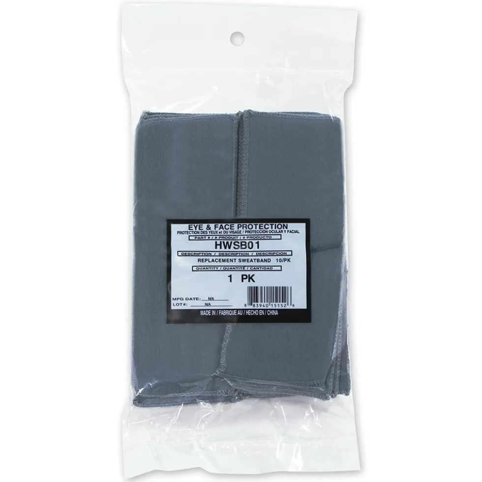 Honeywell Replacement Sweatbands for Honeywell HW100 and HW200 Welding Helmets, 10 Pack - HWSB01