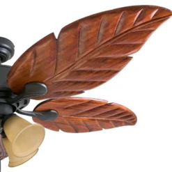 Honeywell Royal Palm Indoor Ceiling Fan, Bronze Tropical, 52-Inch - 50503