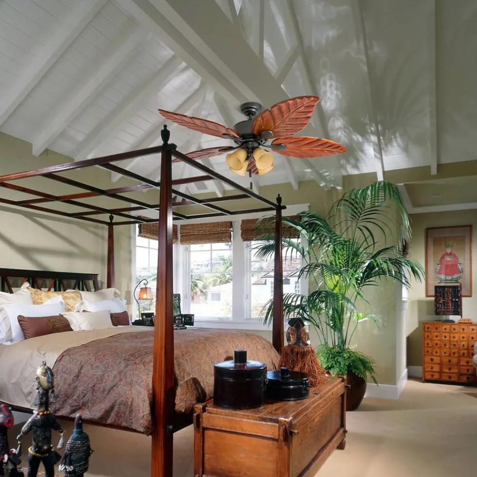 Honeywell Royal Palm Indoor Ceiling Fan, Bronze Tropical, 52-Inch - 50503