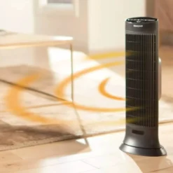 Honeywell Slim Ceramic Tower Whole Room Heater in Black, HCE317B
