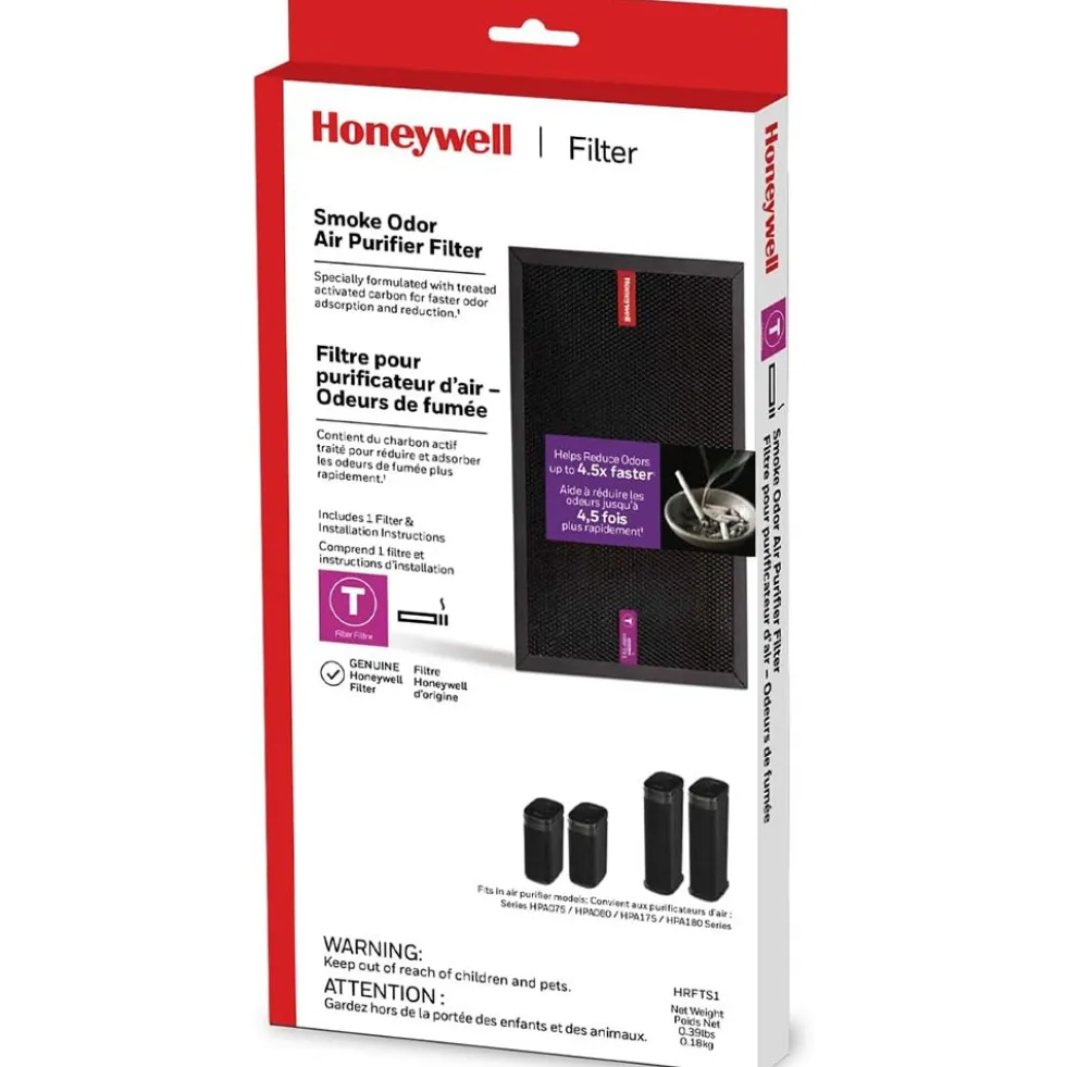 Honeywell Smoke Reducing T Filter for HEPA Tower Air Purifiers, HRFTS1