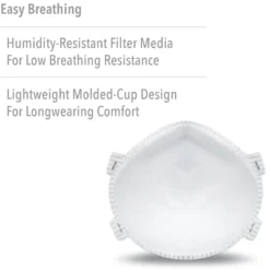 Honeywell Sperian Saf-T-Fit Plus N95 Disposable Respirator, 20 Pack - RWS-54003