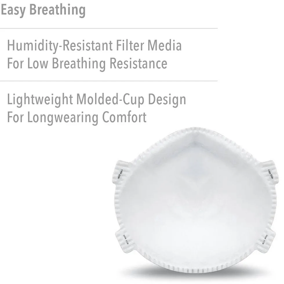 Honeywell Sperian Saf-T-Fit Plus N95 Disposable Respirator, 20 Pack - RWS-54003