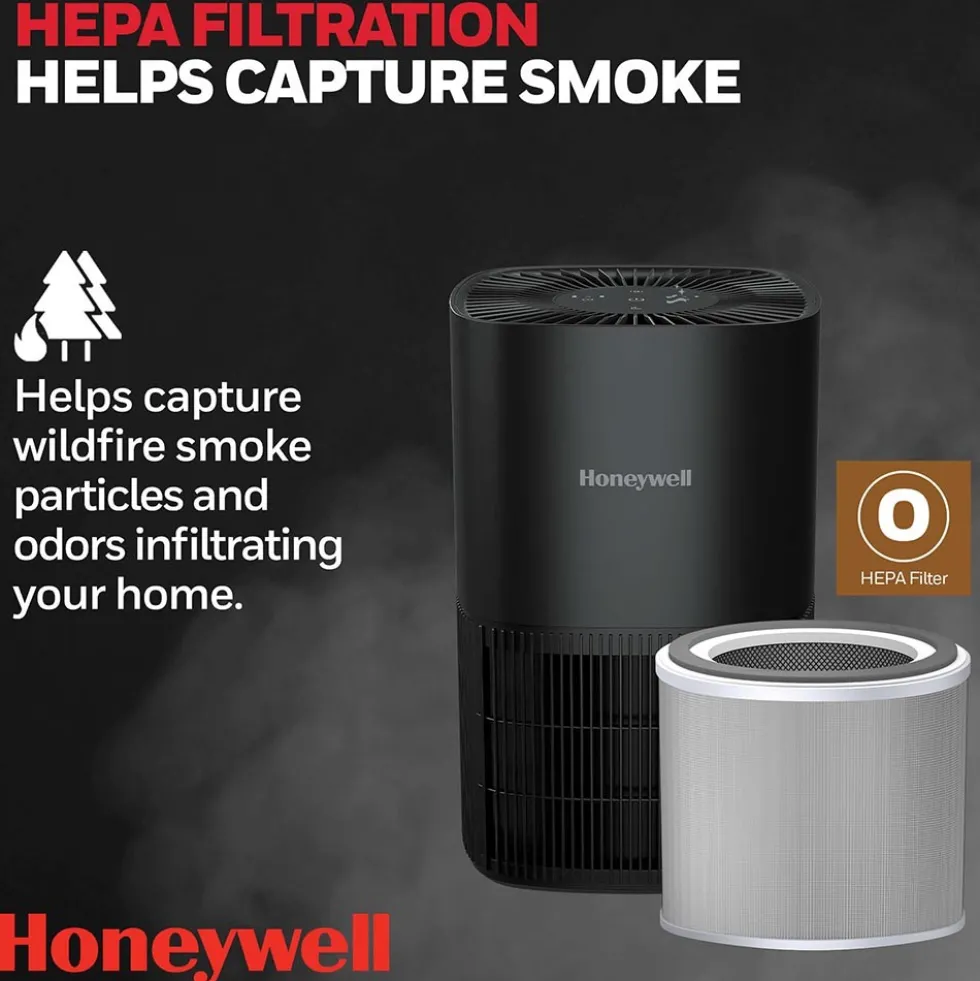 Honeywell Tabletop Allergen Plus HEPA Air Purifier - Black, HPA120B