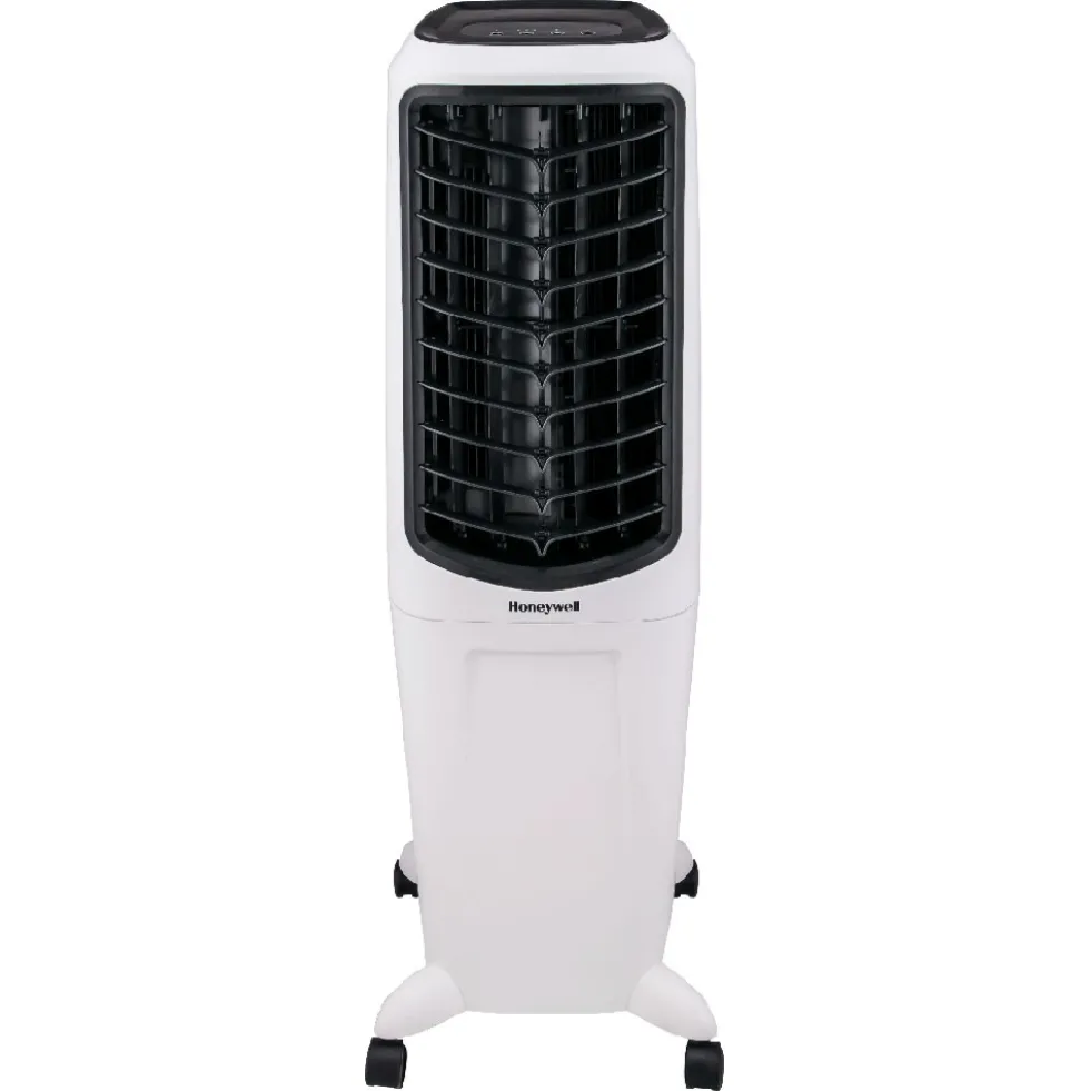 Honeywell TC30PEU Evaporative Tower Air Cooler with Fan and Humidifier, Washable Dust Filter, 470 CFM - 7.9 Gallon Tank, White