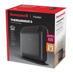 Honeywell ThermaWave 6 Ceramic Heater With Programmable Thermostat - Black, HCE870B