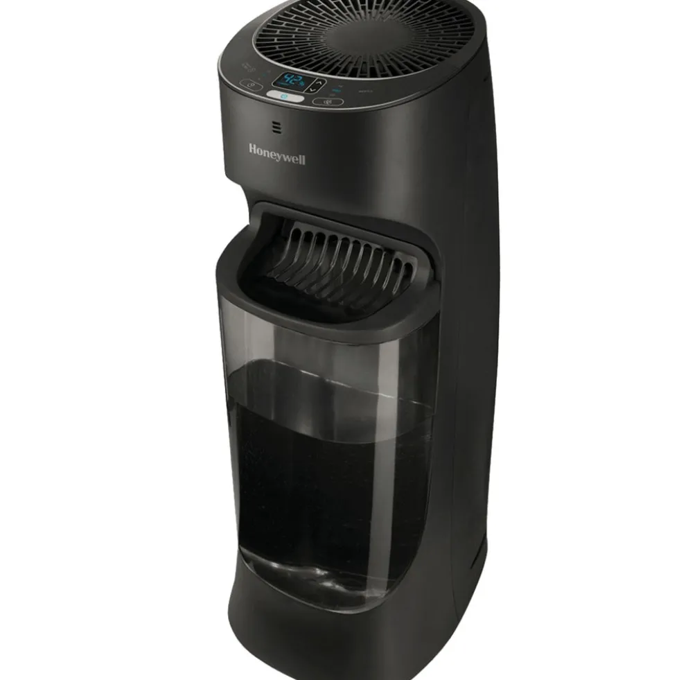 Honeywell Top Fill Cool Moisture Tower Humidifier with Digital Humidistat - Black, HEV620B