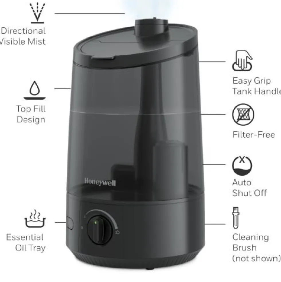 Honeywell Top Fill Ultrasonic Cool Mist Humidifier, HUL585B