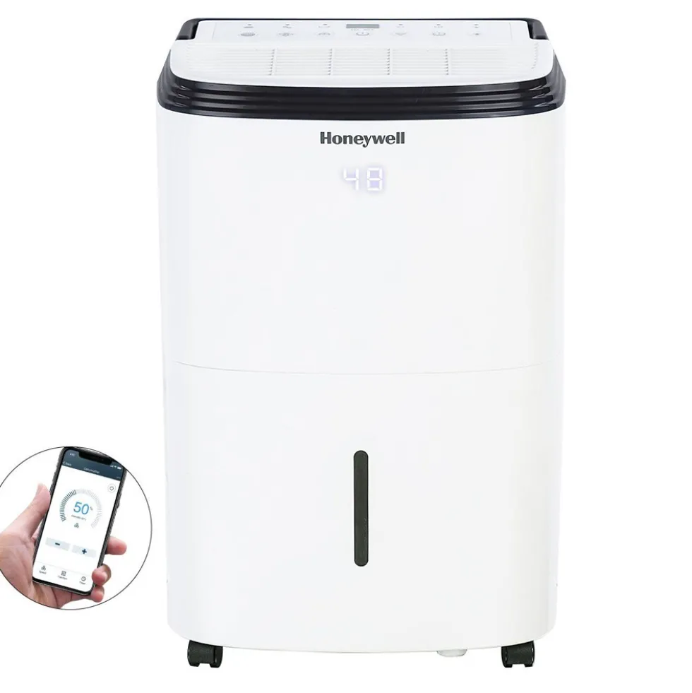 Honeywell TP50AWKNR 50-Pint Smart Dehumidifier with Alexa Voice Control