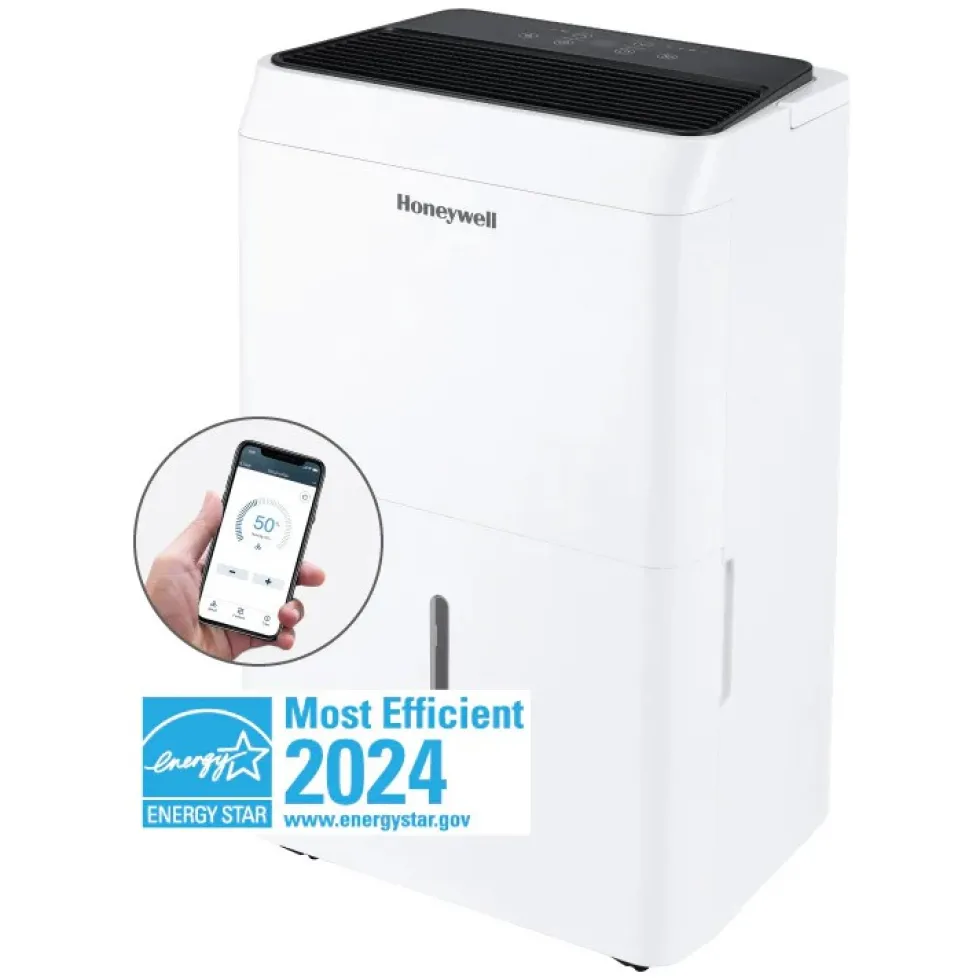 Honeywell TPFIT32AWK 32 Pint Smart Portable Dehumidifier with Alexa Voice Control