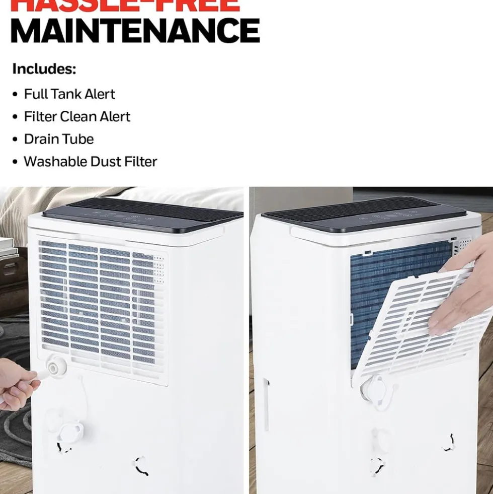 Honeywell TPFIT32WK 32 Pint Energy Star Portable Dehumidifier