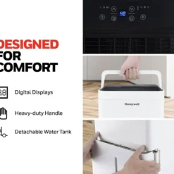 Honeywell TPFIT32WK 32 Pint Energy Star Portable Dehumidifier
