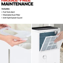 Honeywell TPFIT50WK 50-Pint Energy Star Portable Dehumidifier