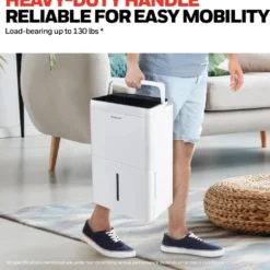 Honeywell TPFIT50WK 50-Pint Energy Star Portable Dehumidifier