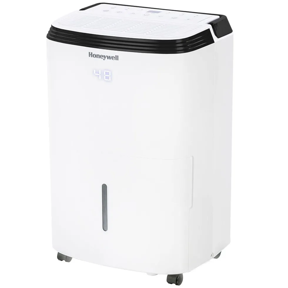 Honeywell TP70WKN Energy Star Dehumidifier, 70 Pint for Larger Rooms Up To 4000 Sq. Ft.