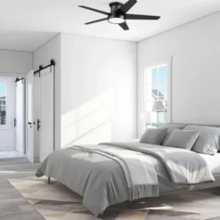 Honeywell Tynesdale 52 inch Contemporary Five Blade Ceiling Fan with Color Changing Light and Remote - 53003