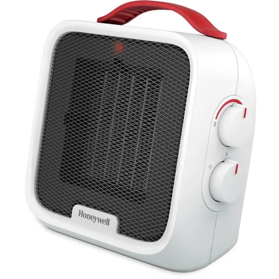 Honeywell UberHeat 5 Ceramic Heater for Small Spaces - White, HCE210W
